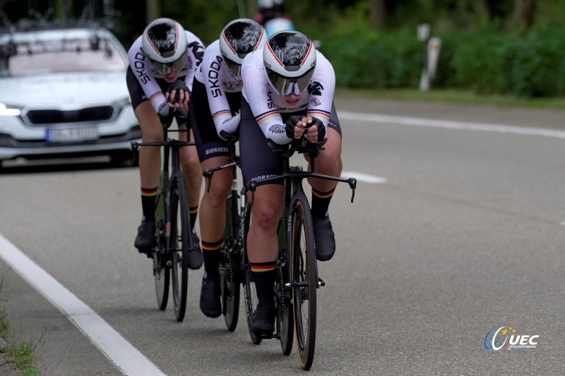 2024 UEC Road European Championships - Limburg - Flanders - Junior Team Time Trial Mixed Relay 52,3 km - 12/09/2024 -  - photo Luca Bettini/SprintCyclingAgency?2024